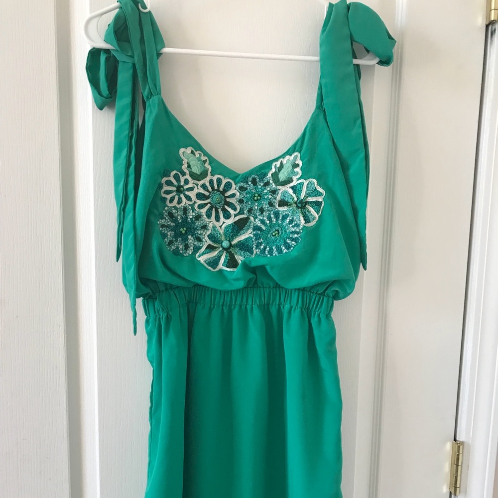 Judith March emerald green dress. Size S